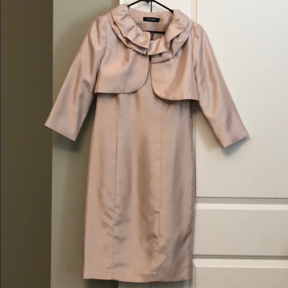 Beige Ellen Tracy Dress w/ Jacket